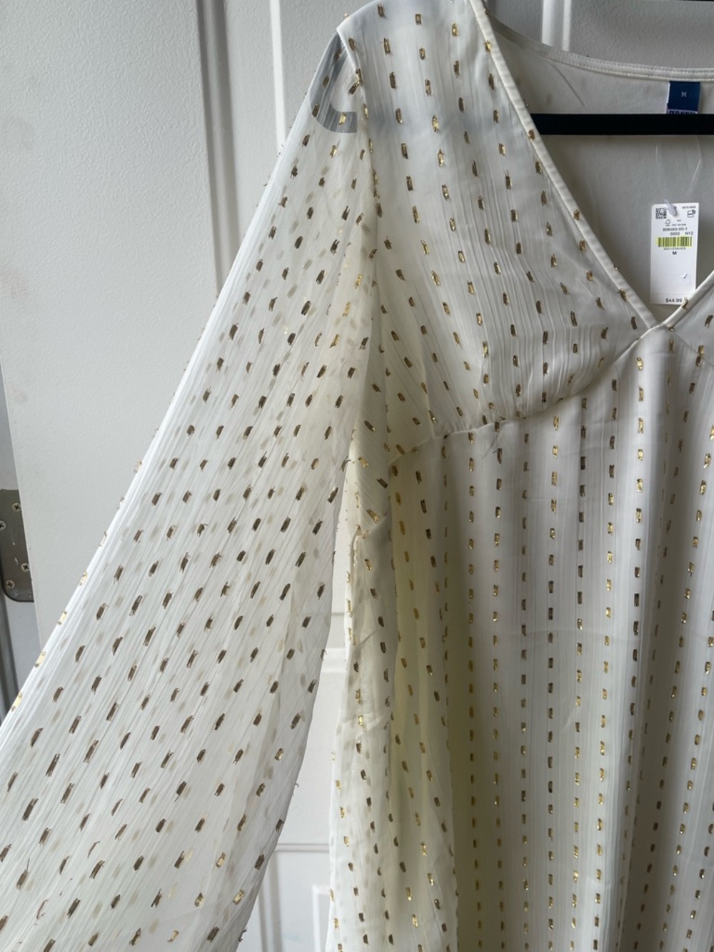 NWT Old Navy V-Neck Swiss Dot Mini Dress - Picture 3 of 5